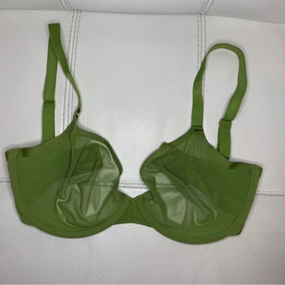 Green Underwire Bra